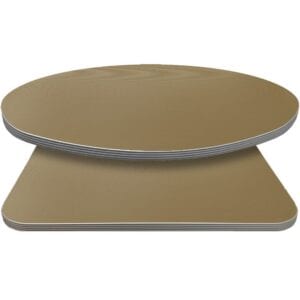 Retro T-Mold Manufactured Table Tops – Pinnacle Cream Diamond Laminate