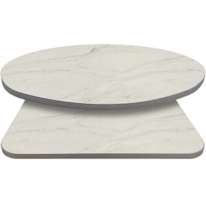Retro T-Mold Manufactured Table Tops – Pinnacle Modern Marble (matte) Laminate