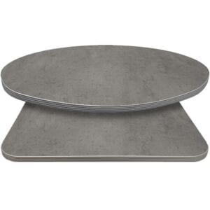 Retro T-Mold Manufactured Table Tops – Pinnacle Smoky Concrete Laminate