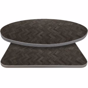 Retro T-Mold Manufactured Table Tops – Pinnacle Oconee Hickory Laminate