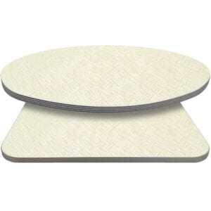 Retro T-Mold Manufactured Table Tops – Pinnacle Arctic Herringbone Laminate