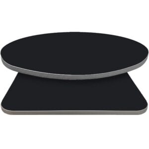 Retro T-Mold Manufactured Table Tops – Pinnacle Spotless Black Laminate