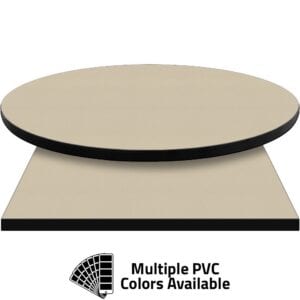 PVC Edge Manufactured Table Tops – 1.25″ thickness – Pinnacle Beige Laminate