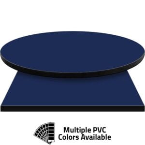 PVC Edge Manufactured Table Tops – 1.25″ thickness – Pinnacle Royal Blue Laminate