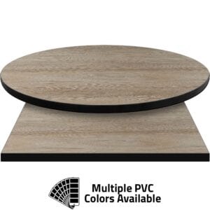 PVC Edge Manufactured Table Tops – 1.25″ thickness – Pinnacle Canyon Elm Laminate