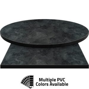 PVC Edge Manufactured Table Tops – 1.25″ thickness – Pinnacle Mandu Slate Laminate