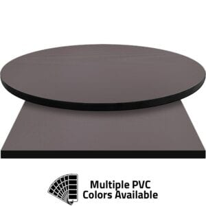 PVC Edge Manufactured Table Tops – 1.25″ thickness – Pinnacle Silver Diamond Laminate