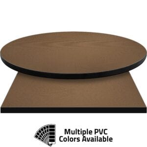 PVC Edge Manufactured Table Tops – 1.25″ thickness – Pinnacle Bronze Diamond Laminate