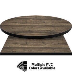 PVC Edge Manufactured Table Tops – 1.25″ thickness – Pinnacle De Soto Sweetgum Laminate