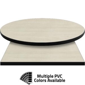PVC Edge Manufactured Table Tops – 1.25″ thickness – Pinnacle Superior Pine Laminate