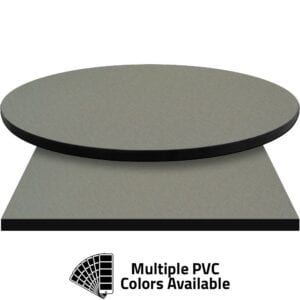 PVC Edge Manufactured Table Tops – 1.25″ thickness – Pinnacle Dove Herringbone Laminate