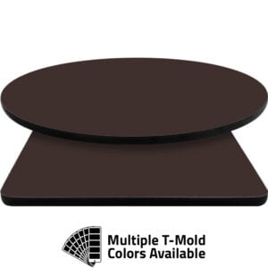 T-Mold Manufactured Table Tops – Pinnacle Coffee Laminate