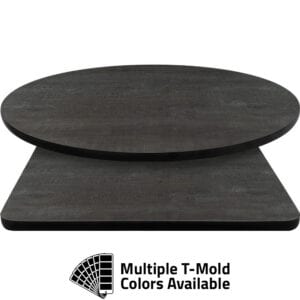 T-Mold Manufactured Table Tops – Pinnacle Concrete Oak Laminate