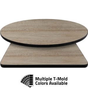 T-Mold Manufactured Table Tops – Pinnacle Canyon Elm Laminate