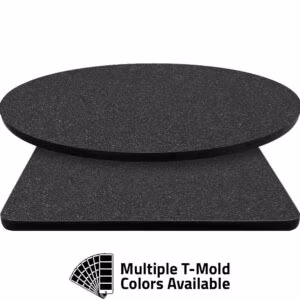 T-Mold Manufactured Table Tops – Pinnacle Gray Pearl Laminate