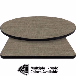 T-Mold Manufactured Table Tops – Pinnacle Light Filament Laminate