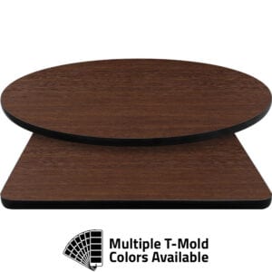 T-Mold Manufactured Table Tops – Pinnacle Balinese Oak Laminate