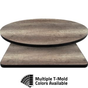 T-Mold Manufactured Table Tops – Pinnacle Vintage Pine Laminate