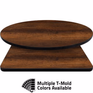 T-Mold Manufactured Table Tops – Pinnacle Knotty Oak Laminate