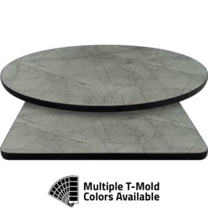 T-Mold Manufactured Table Tops – Pinnacle Copper Slate Laminate