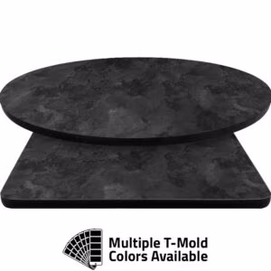 T-Mold Manufactured Table Tops – Pinnacle Mandu Slate Laminate