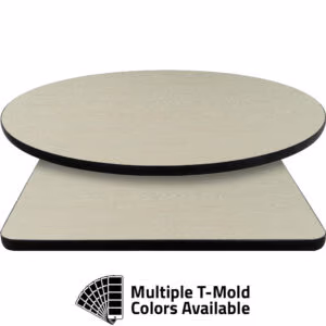 T-Mold Manufactured Table Tops – Pinnacle Highland Pine Laminate