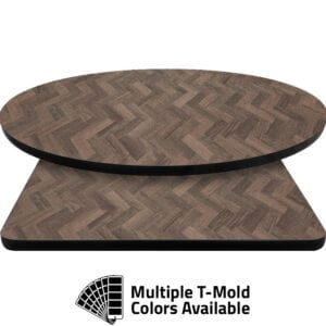 T-Mold Manufactured Table Tops – Pinnacle Engelmann Spruce Laminate