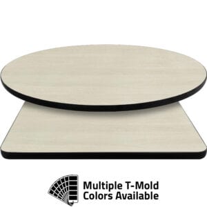 T-Mold Manufactured Table Tops – Pinnacle Superior Pine Laminate