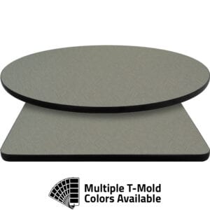 T-Mold Manufactured Table Tops – Pinnacle Dove Herringbone Laminate