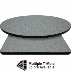 T-Mold Manufactured Table Tops – Pinnacle Gray Galaxy Laminate