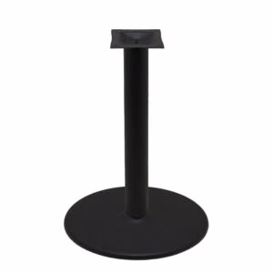 Table Base – 30″ Disc (Round) – Black Stamped Steel – Counter Height – 4″ Column