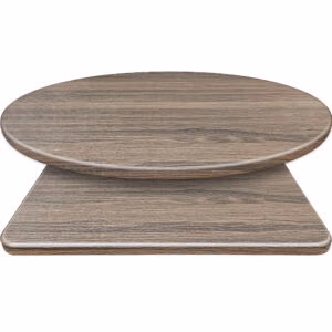 Thermoform Quick Ship Table Tops - Dark Walnut