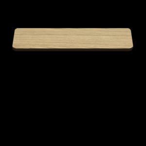 Two-Sided Quick Ship Table Tops - Oak/Walnut Laminate - Brown T-Mold - 30" x 60"