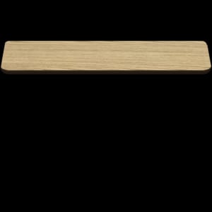 Two-Sided Quick Ship Table Tops - Oak/Walnut Laminate - Brown T-Mold - 30" x 72"