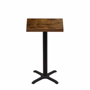 24" x 30" Urban Vintage Autumn Quick Ship Table + Black Bar Height 22" x 22" Cross Base