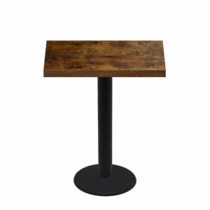 30" x 42" Urban Vintage Autumn Quick Ship Table + Black Bar Height 22" Disc Base