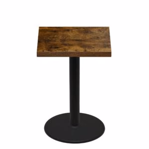 36" x 36" Urban Vintage Autumn Quick Ship Table + Black Bar Height 30" Disc Base