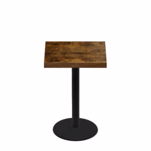 30" x 30" Urban Vintage Autumn Quick Ship Table + Black Counter Height 22" Disc Base