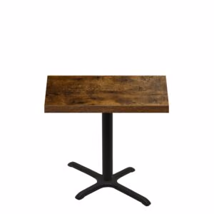 30" x 42" Urban Vintage Autumn Quick Ship Table + Black Standard Height 22" x 30" Cross Base
