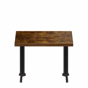 30" x 48" Urban Vintage Autumn Quick Ship Table + (2) Black ADA 22" T Bases