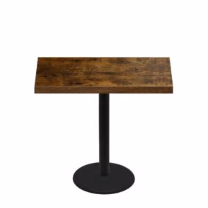 30" x 48" Urban Vintage Autumn Quick Ship Table + Black Counter Height 22" Disc Base