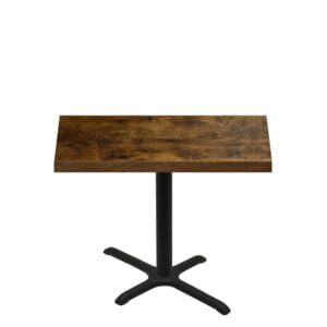30" x 48" Urban Vintage Autumn Quick Ship Table + Black Standard Height 22" x 30" Cross Base