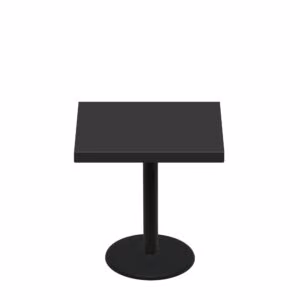 36" x 36" Urban Onyx Quick Ship Table + Black Standard Height 22" Disc Base