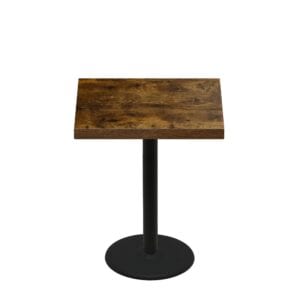 36" x 36" Urban Vintage Autumn Quick Ship Table + Black Counter Height 22" Disc Base