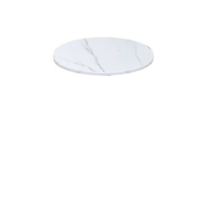 Thermoform Quick Ship Table Tops - Calcutta Marble - 36" Round