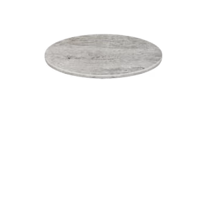 Thermoform Quick Ship Table Tops - Gray Barn Board - 42" Round