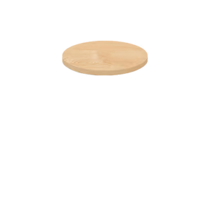 Woodland Quick Ship Table Tops - Clear Coat Finish - 30" Round