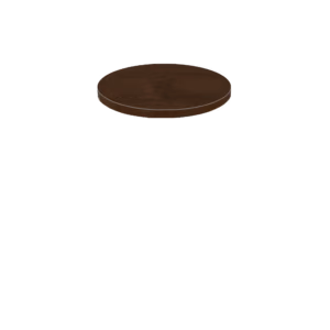 Woodland Quick Ship Table Tops - Dark Walnut Stain - 30" Round