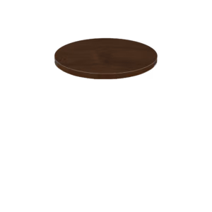 Woodland Quick Ship Table Tops - Dark Walnut Stain - 36" Round
