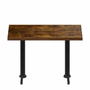 30" x 60" Urban Vintage Autumn Quick Ship Table + (2) Black Counter Height 22" T Bases